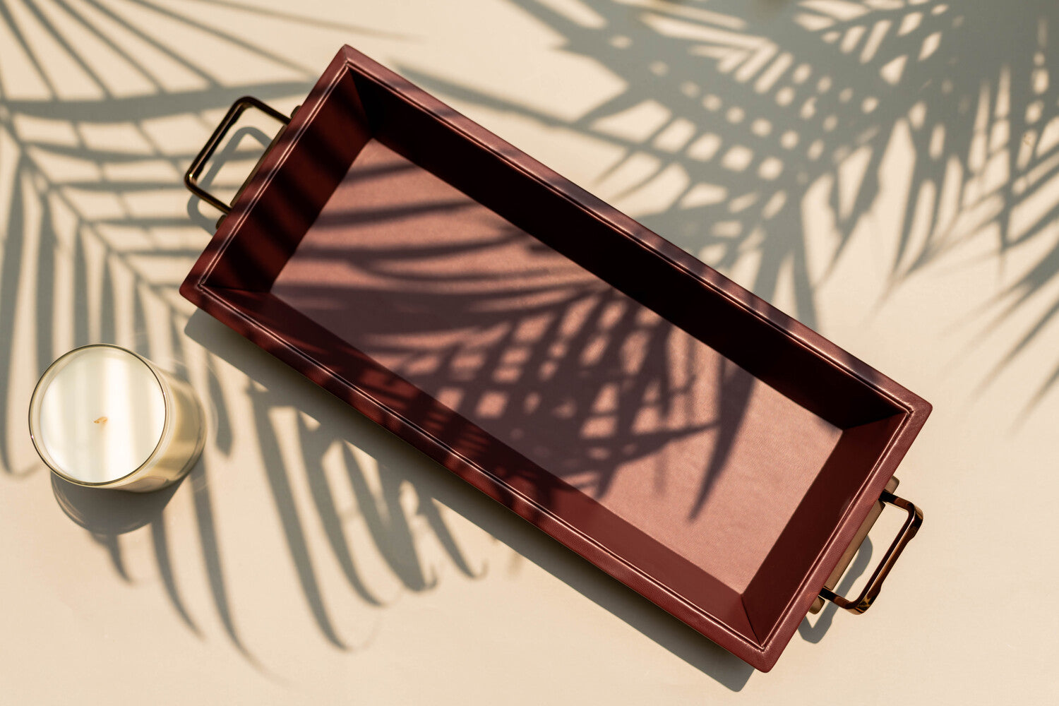 Vegan Leather Acier Trinket Tray