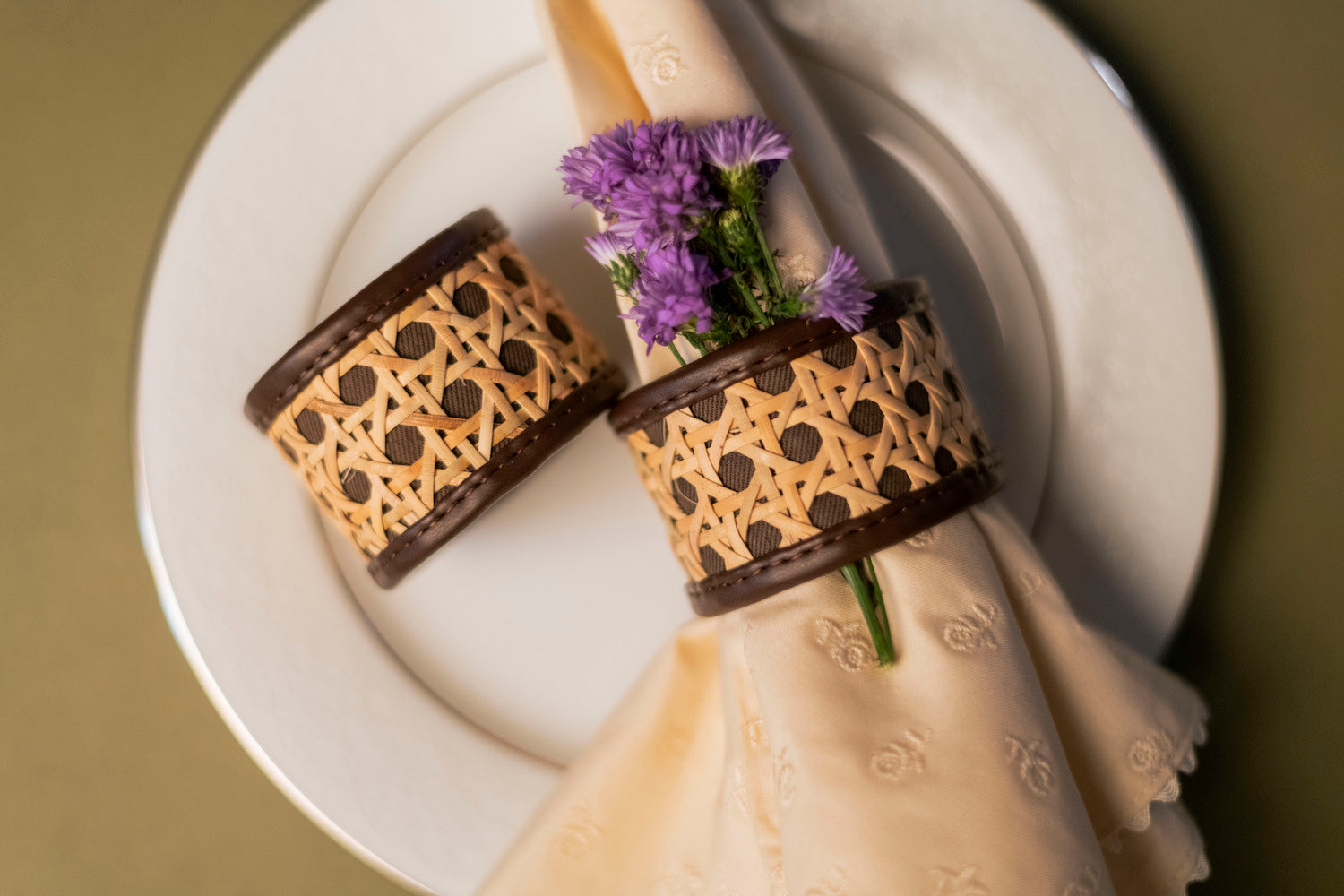 Weave Napkin Ring - set of 6