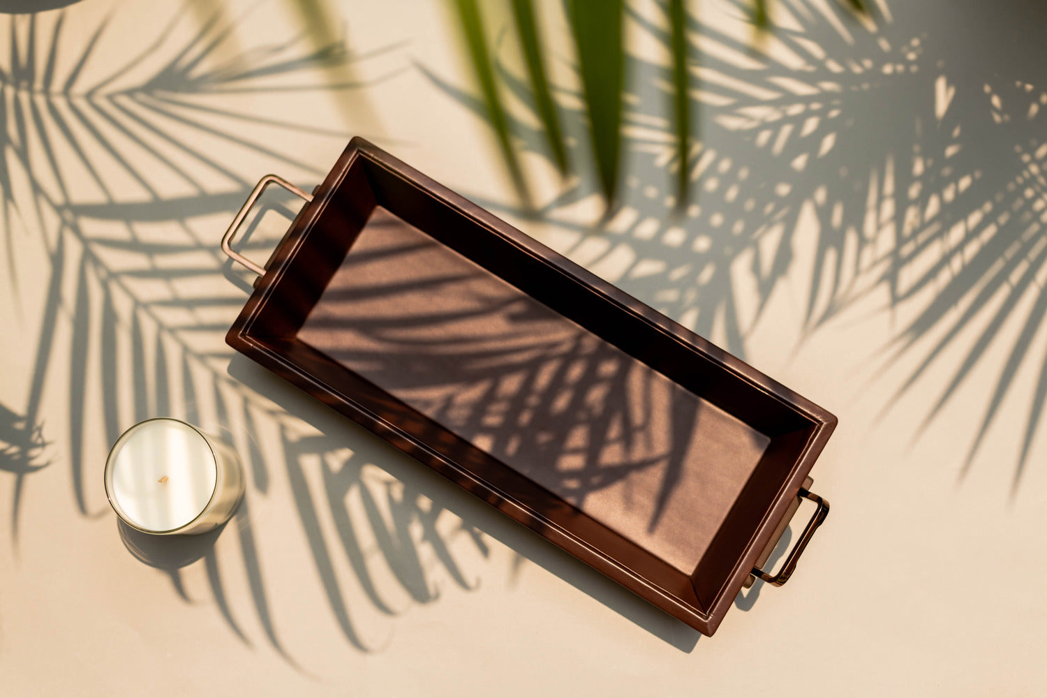 Vegan Leather Acier Trinket Tray