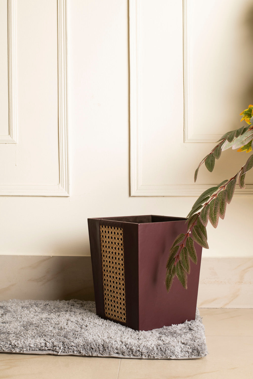 Rattan Eva Waste Bin
