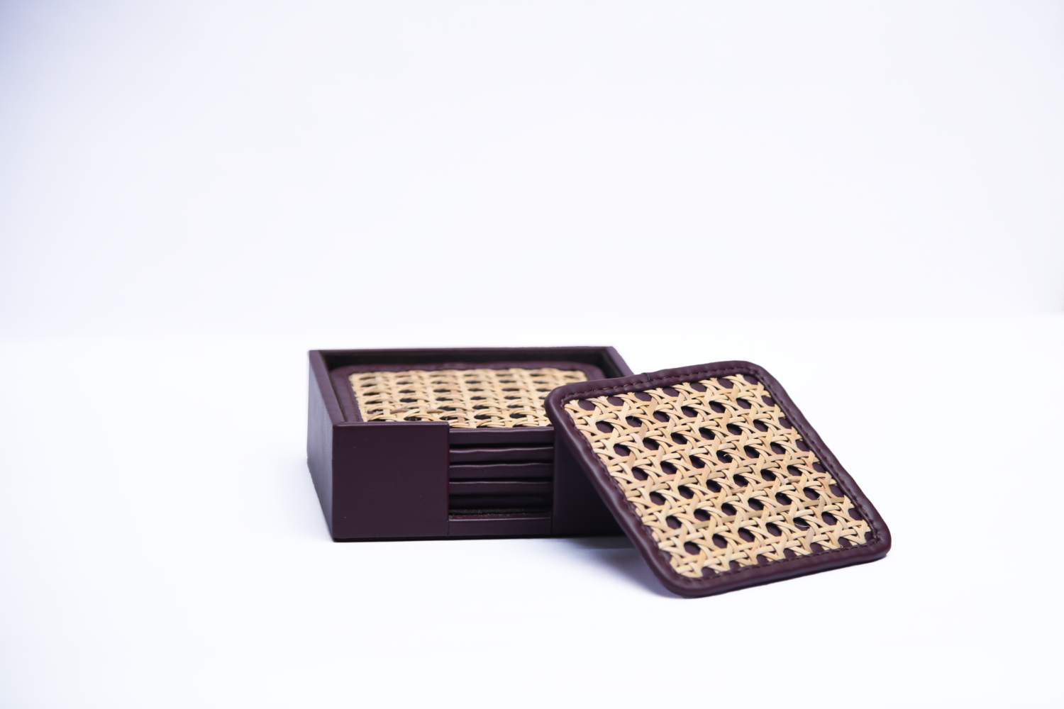 Rattan Tessa Coaster - Set of 6