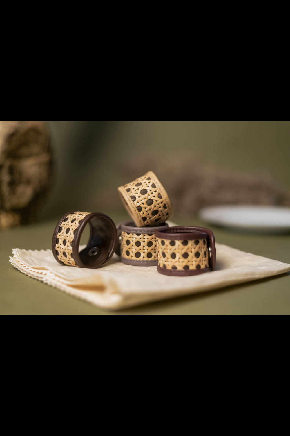 Weave Napkin Ring - set of 6