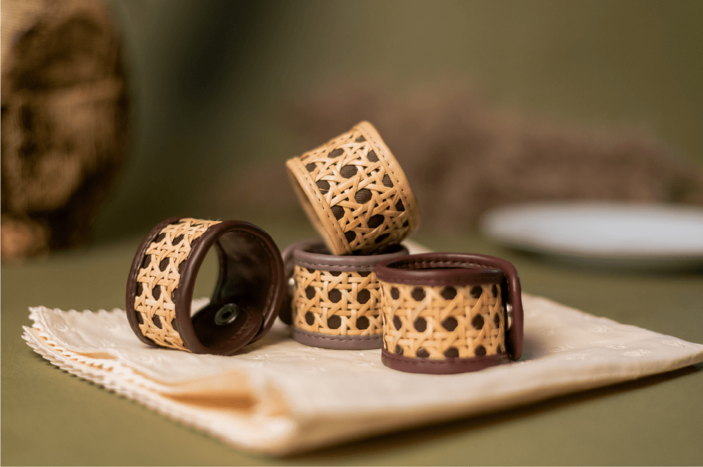 Napkin rings set of 6 clearance