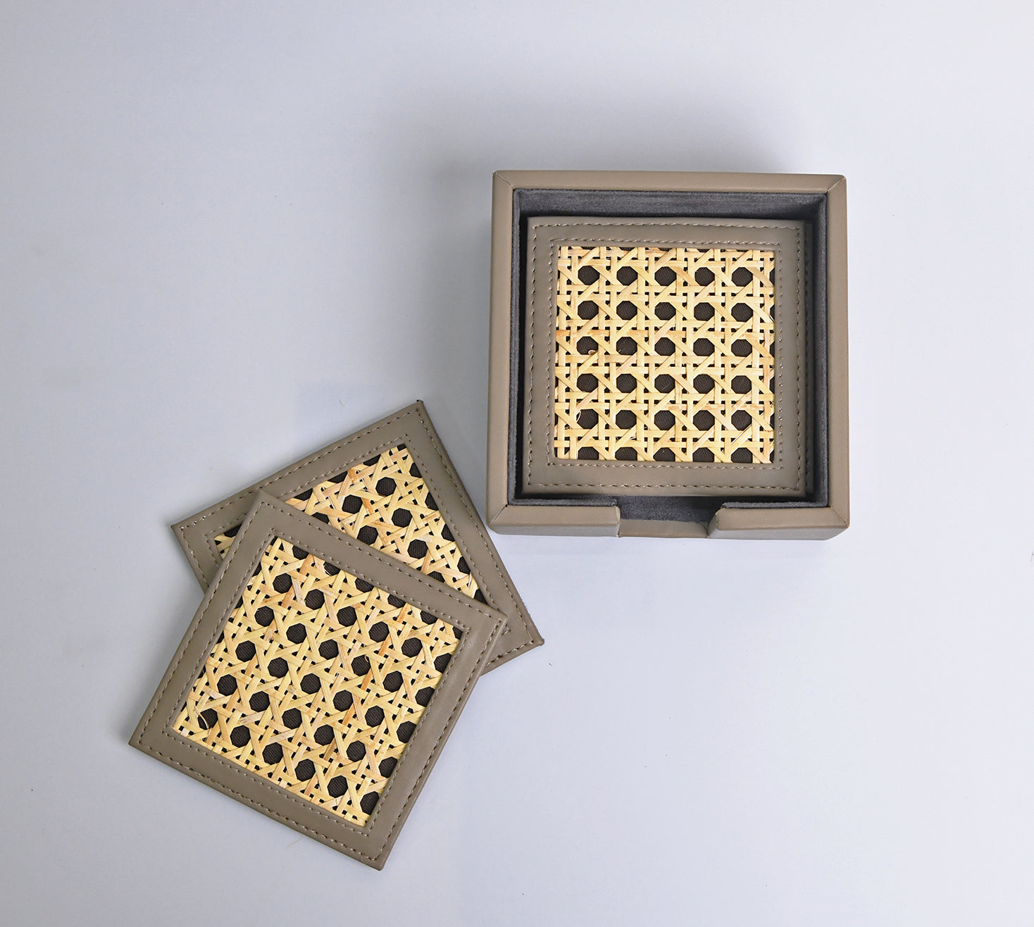 Rattan Tessa Coaster - Set of 6