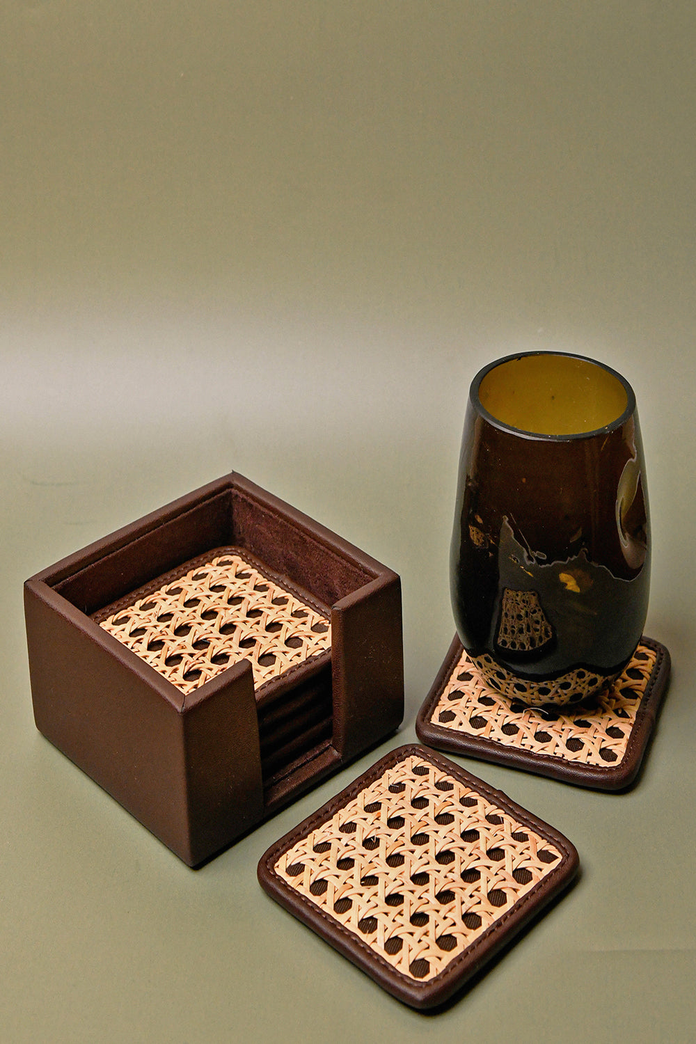 Rattan Tessa Coaster - Set of 6