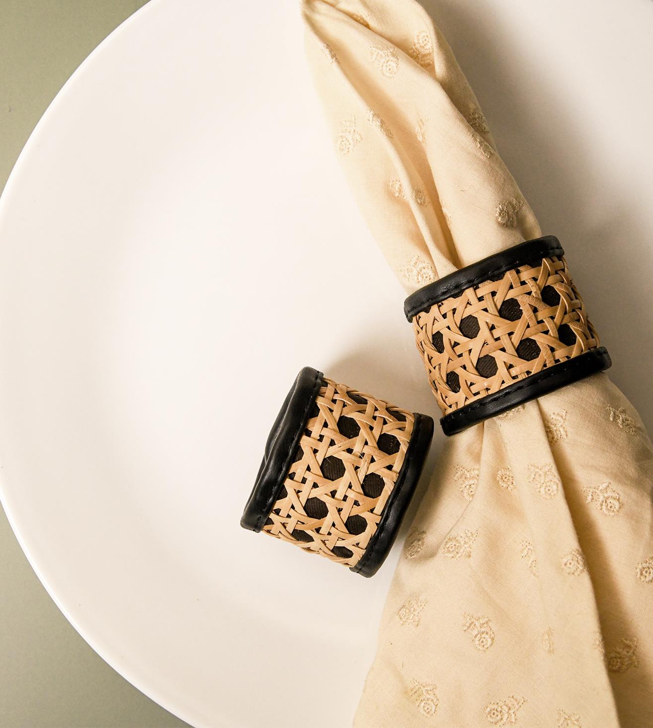 Weave Napkin Ring - set of 6