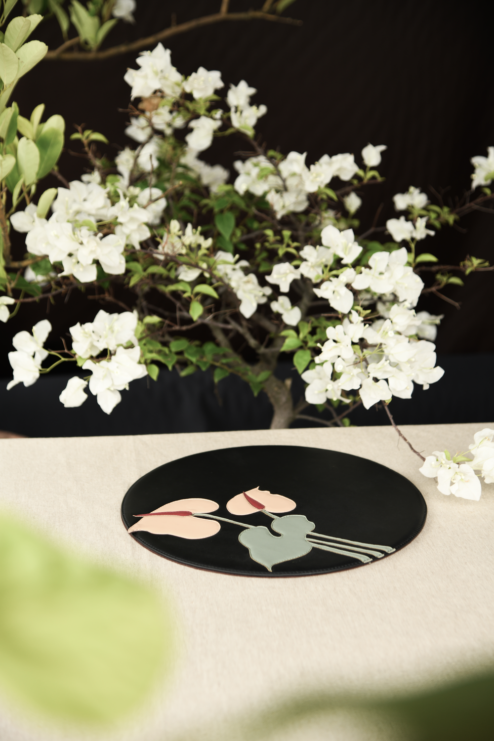 Anthurium Round Mat