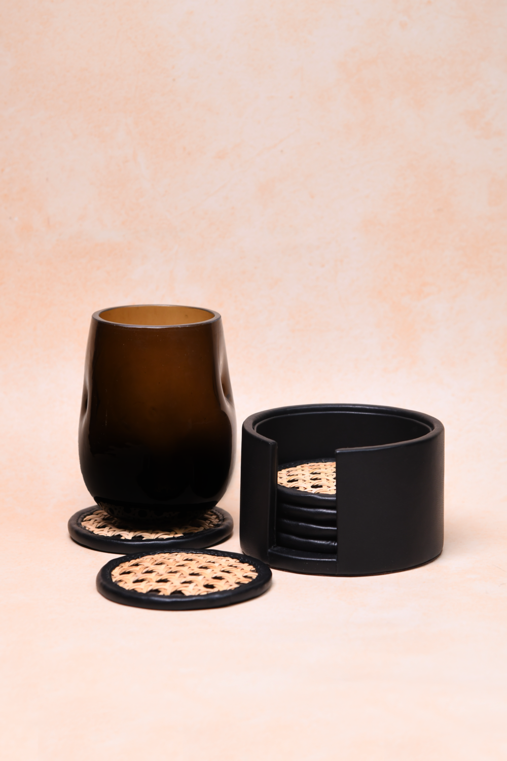 Rattan Sara Coaster - Set of 6