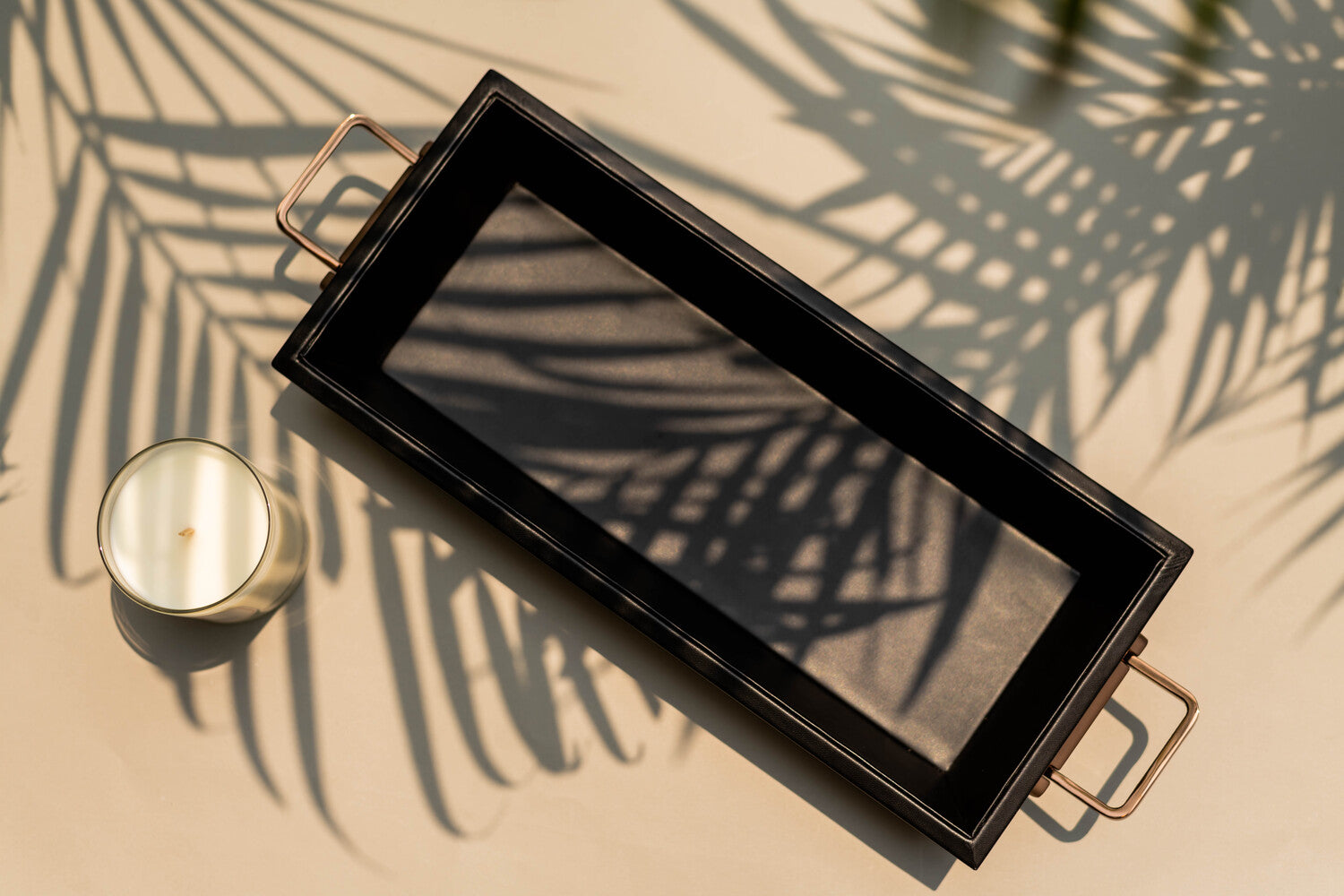 Vegan Leather Acier Trinket Tray